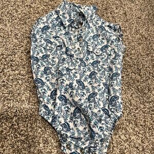 Western Baby Onsie Size 3-6 mos